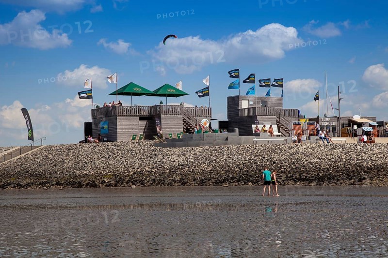 Water sports centre of the family lagoon Perlebucht