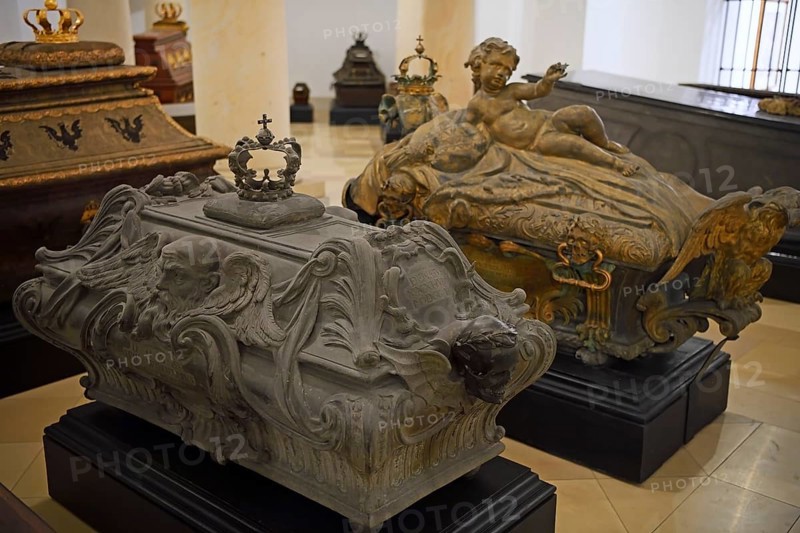 Coffins in the Hohenzollern Crypt