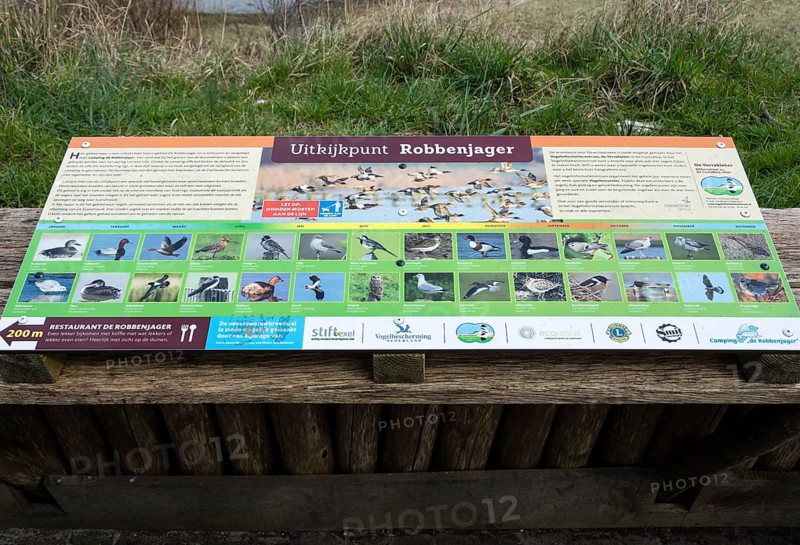 Information board Viewpoint seal hunters