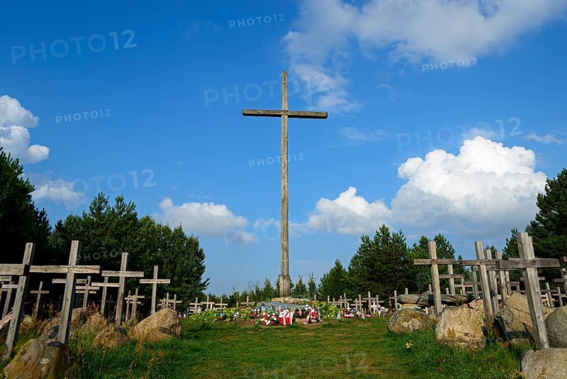 Symbolic grave of the victims of the Augustow raid