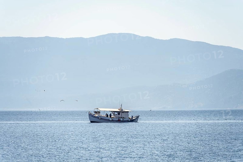 Fishing boat on the sea