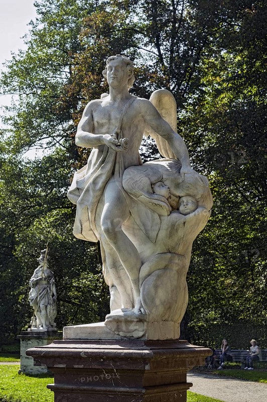 Statue of Aeolus by Giuseppe Volpini c. 1728