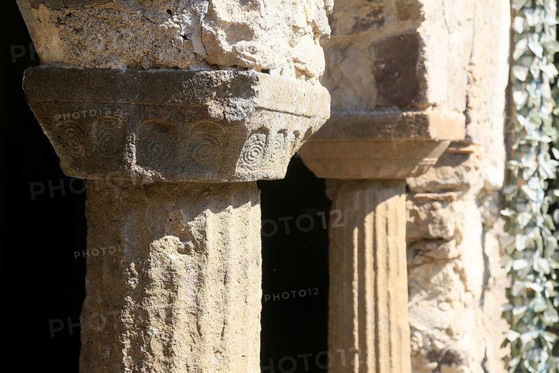 Cloister of the Cathedral of San Bartolomeo on the Castle Hill