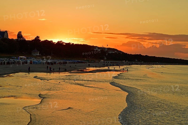 Sunset on the beach