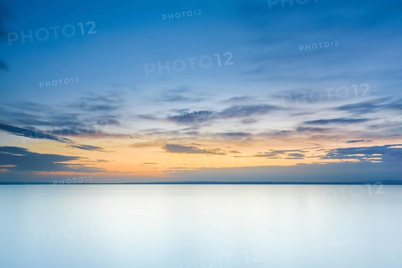 View from Arbon over Lake Constance at sunrise