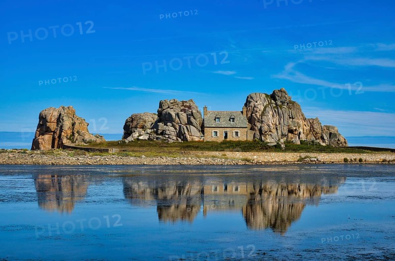 House between rocks