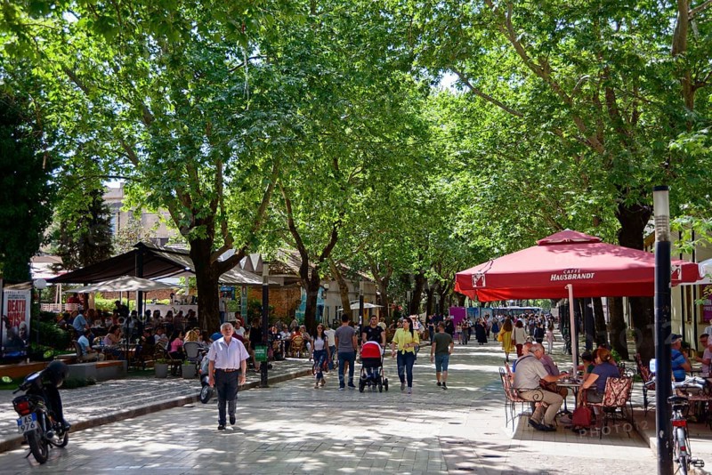 Murat Toptani pedestrian zone