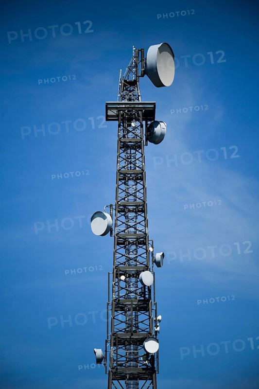 Mobile radio transmitting mastrc Dreilinden