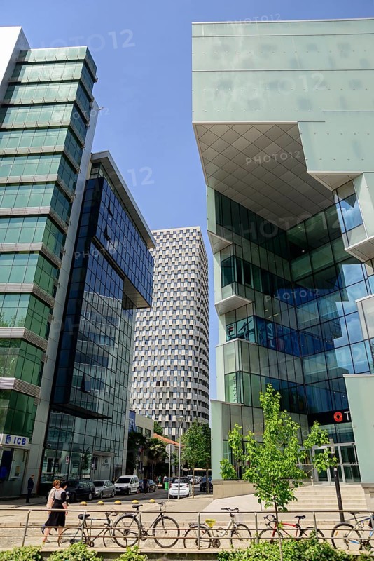 Modern skyscrapers