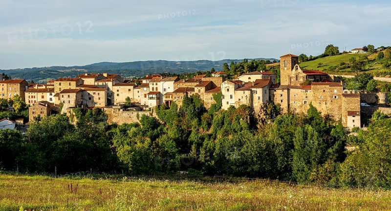 View on Vieille Brioude village