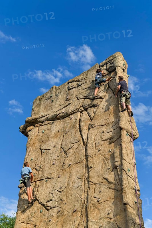 Climbing tower Schwedter Nordwand of the AlpinClub Berlin (DAV)