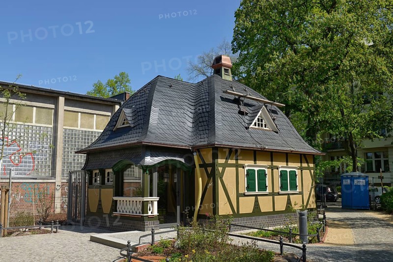 Half-timbered pavilion