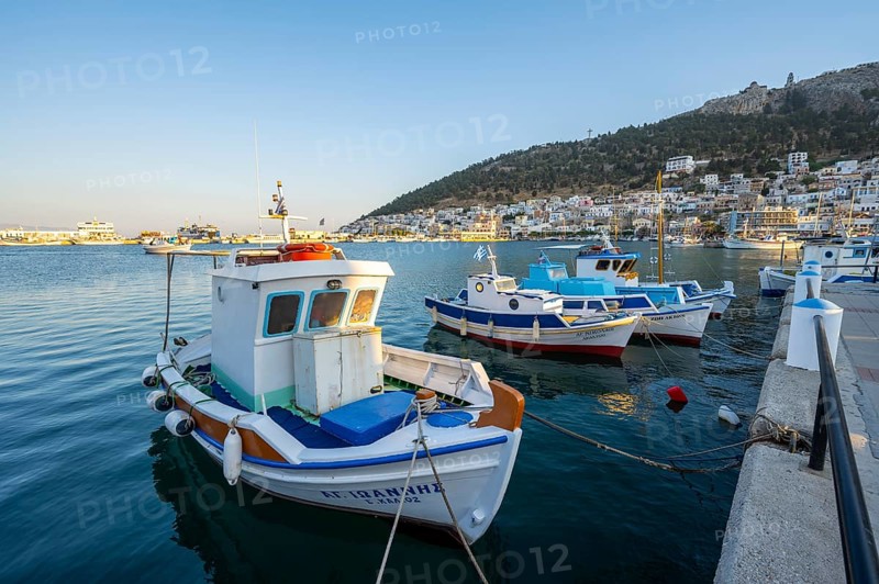 Fishing boats in the harbour of Kalymnos