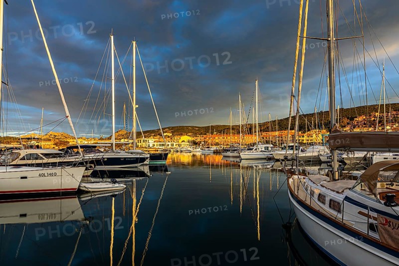 Palau marina in the evening light