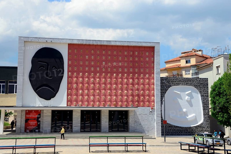 Andon Zako Cajupi Theatre in the Theatre Square