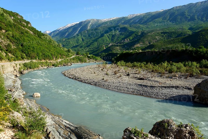 River Vjosa near Permet
