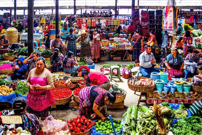 Vegetable stalls