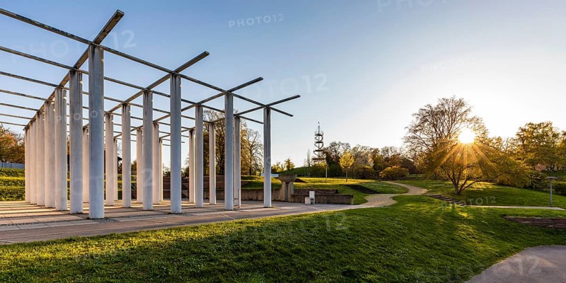 Artwork Stangenwald im Hoehenpark Killesberg
