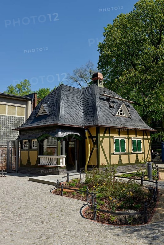 Half-timbered pavilion