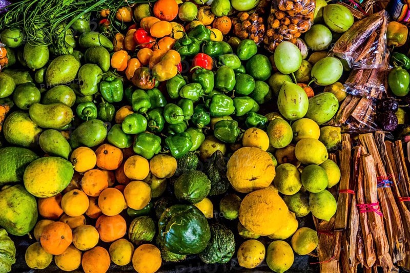 Fruit stalls