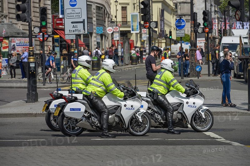 Police motorbikes