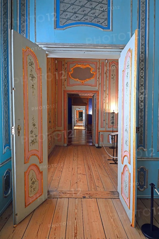 View through door