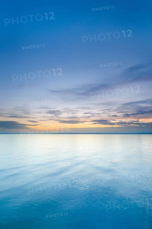 View from Arbon over Lake Constance at sunrise