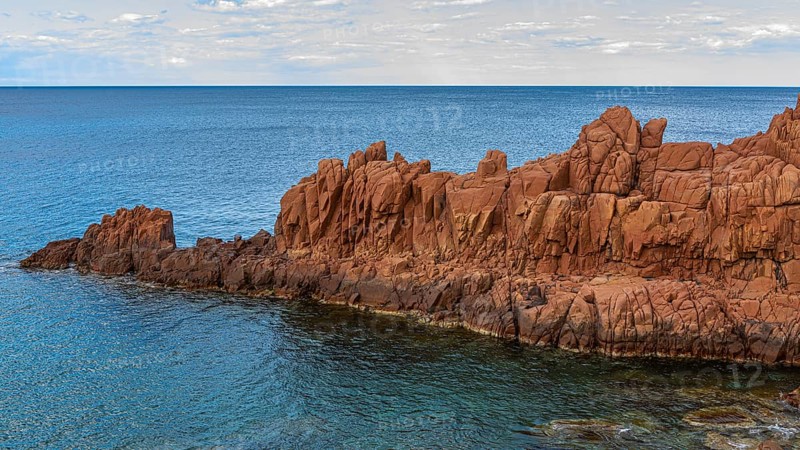 Red cliffs of Capo Bellavista