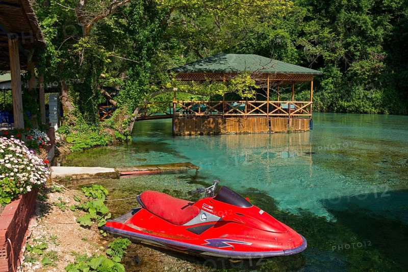 Pavilion in the river Bistrica
