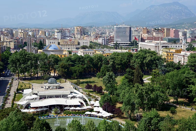 City centre with Rinia Park
