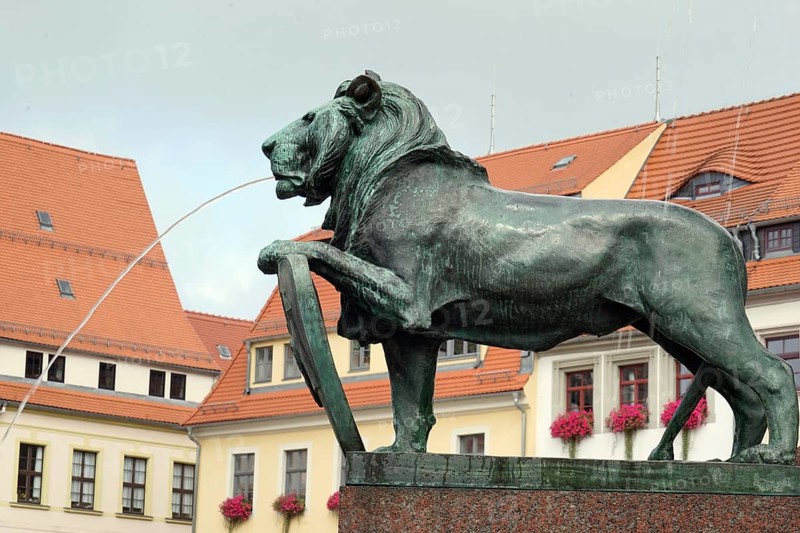 Lion statue