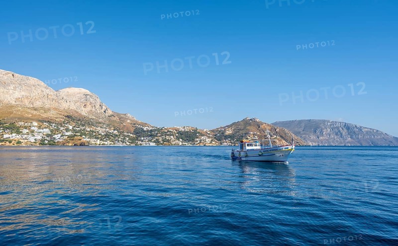 Fishing boat crossing to Telendos