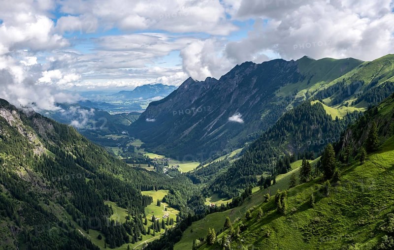 View into Stillachtal