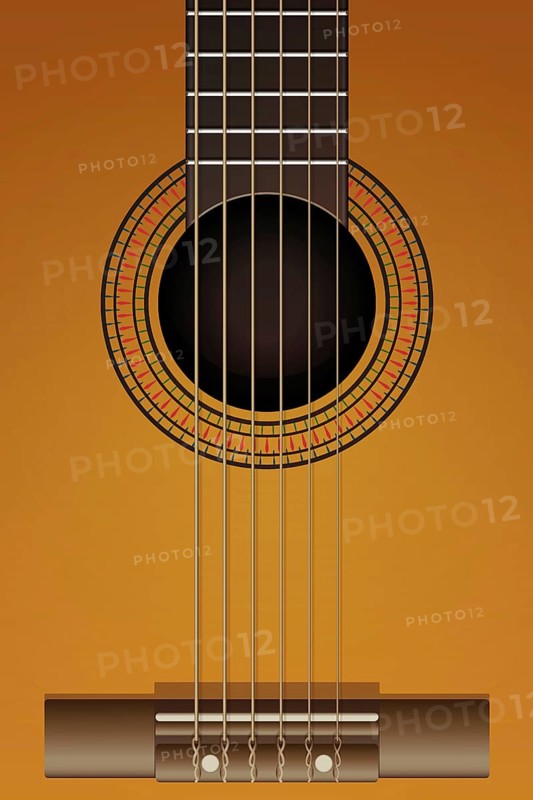 Close up vector illustration of a classical