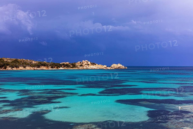 Stormy atmosphere at Cala di Monti della Rena