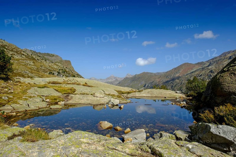 Small lake on the Petit train d'Artouste
