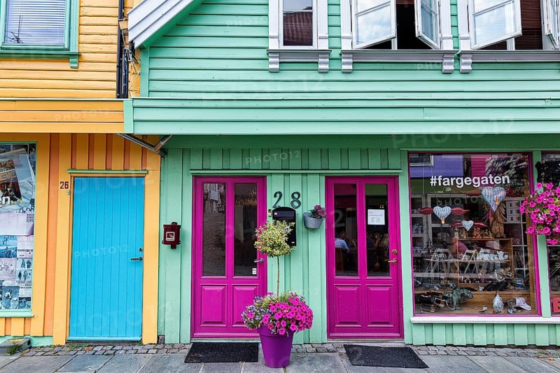 Traditional colourful houses