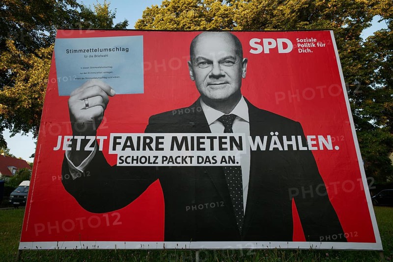 Election poster of the SPD