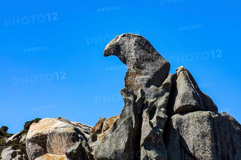 Bizarre rock formations on the rocky coast of Capo Testa near Santa Teresa di Gallura