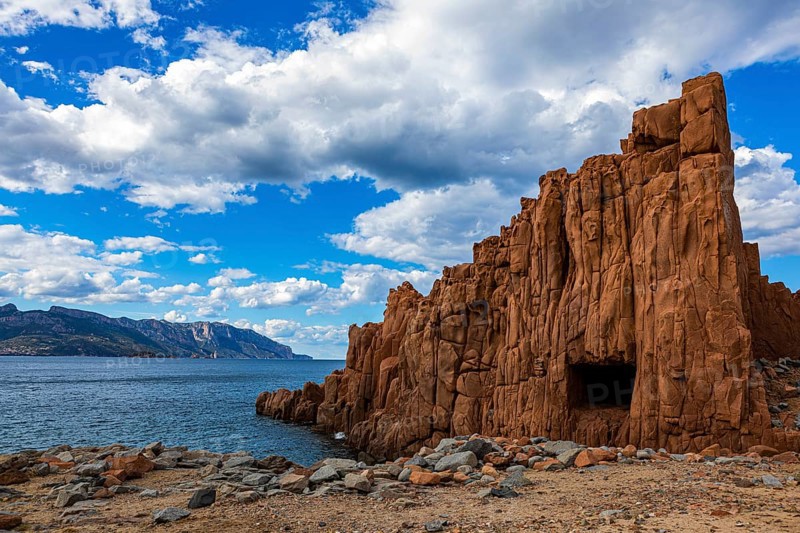 Red cliffs of Capo Bellavista