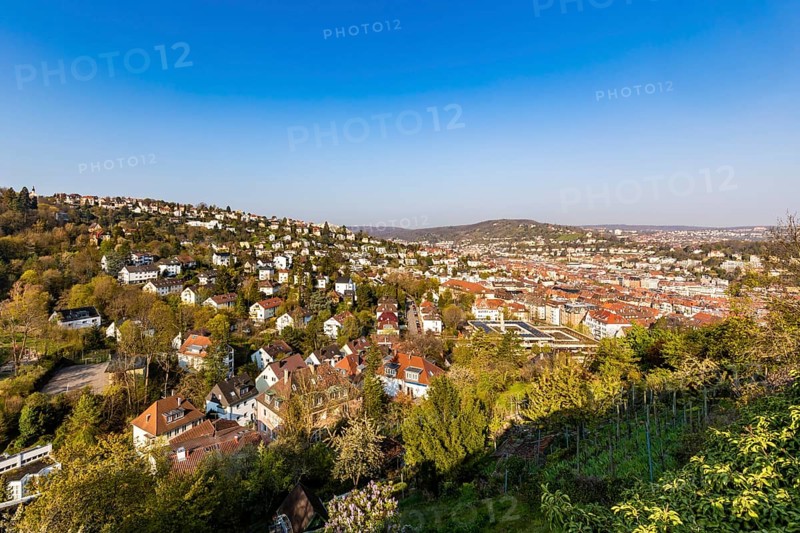View from Neuer Weinsteige over Stuttgart