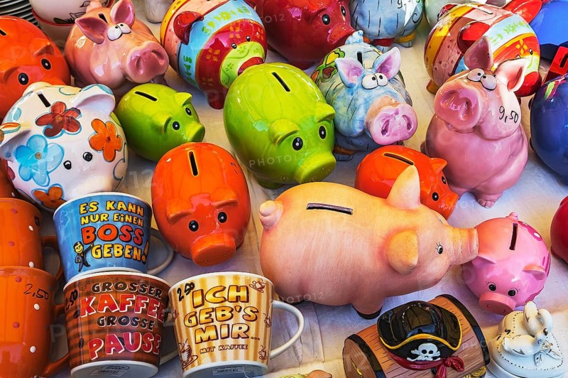 Ceramic piggy banks