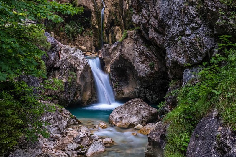 Waterfall in the Tscheppaschlucht