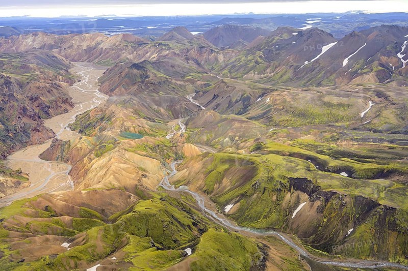 Flight photo Landmannalaugar