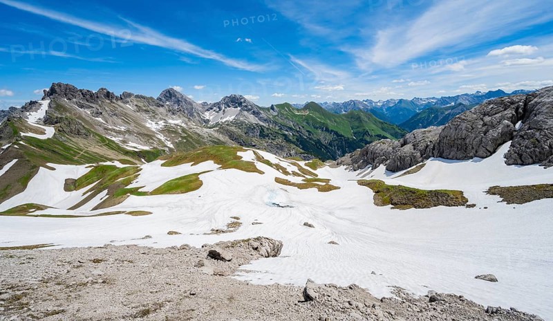 Old snow fields