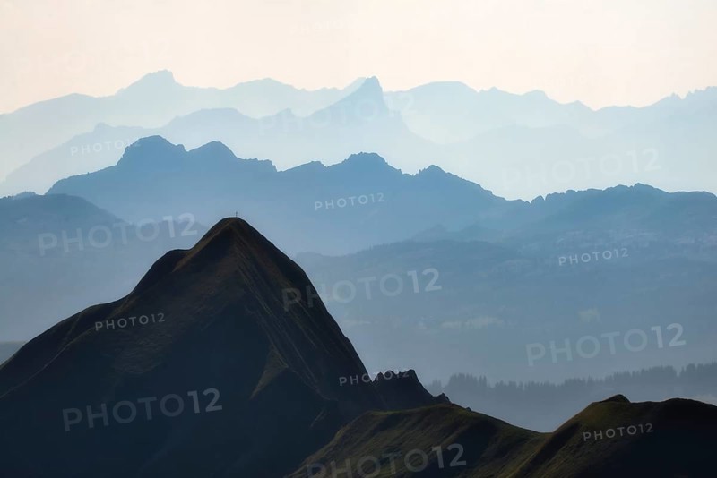 View from Brienzer Rothorn to Tannhorn