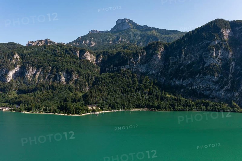 Kreuzstein am Mondsee with Schafberg