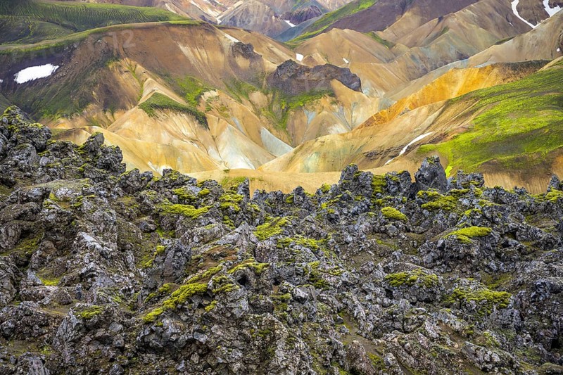 Laugahraun lava field