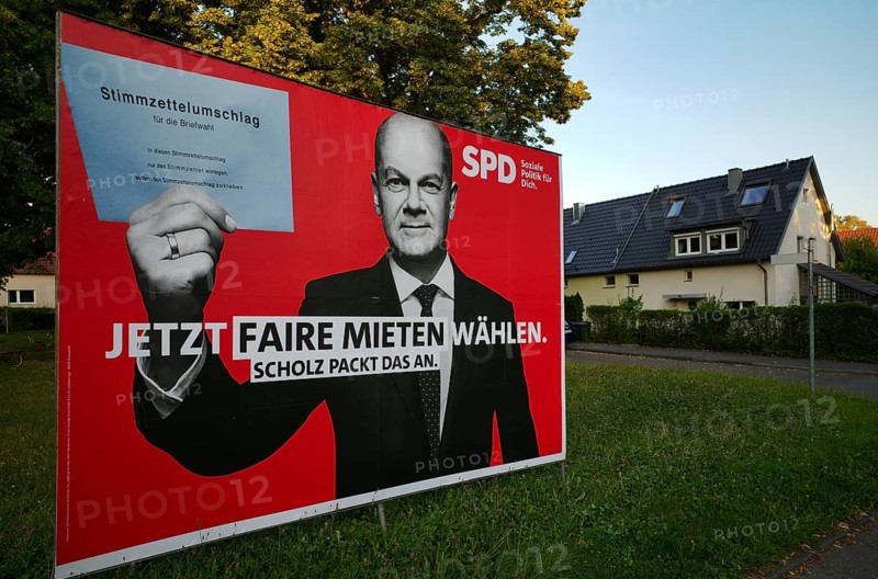 Election poster of the SPD