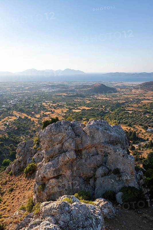 View over the island to the sea